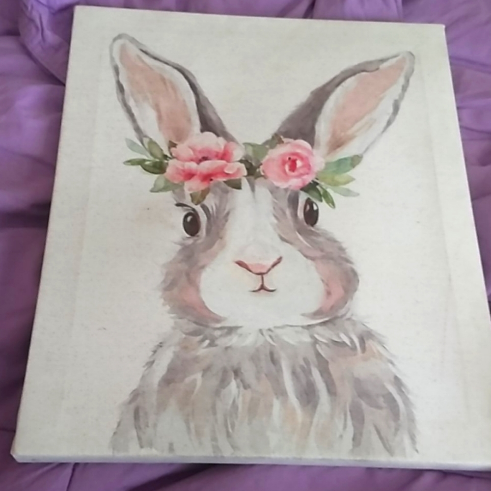 Bunny/rabbit Canvas picture